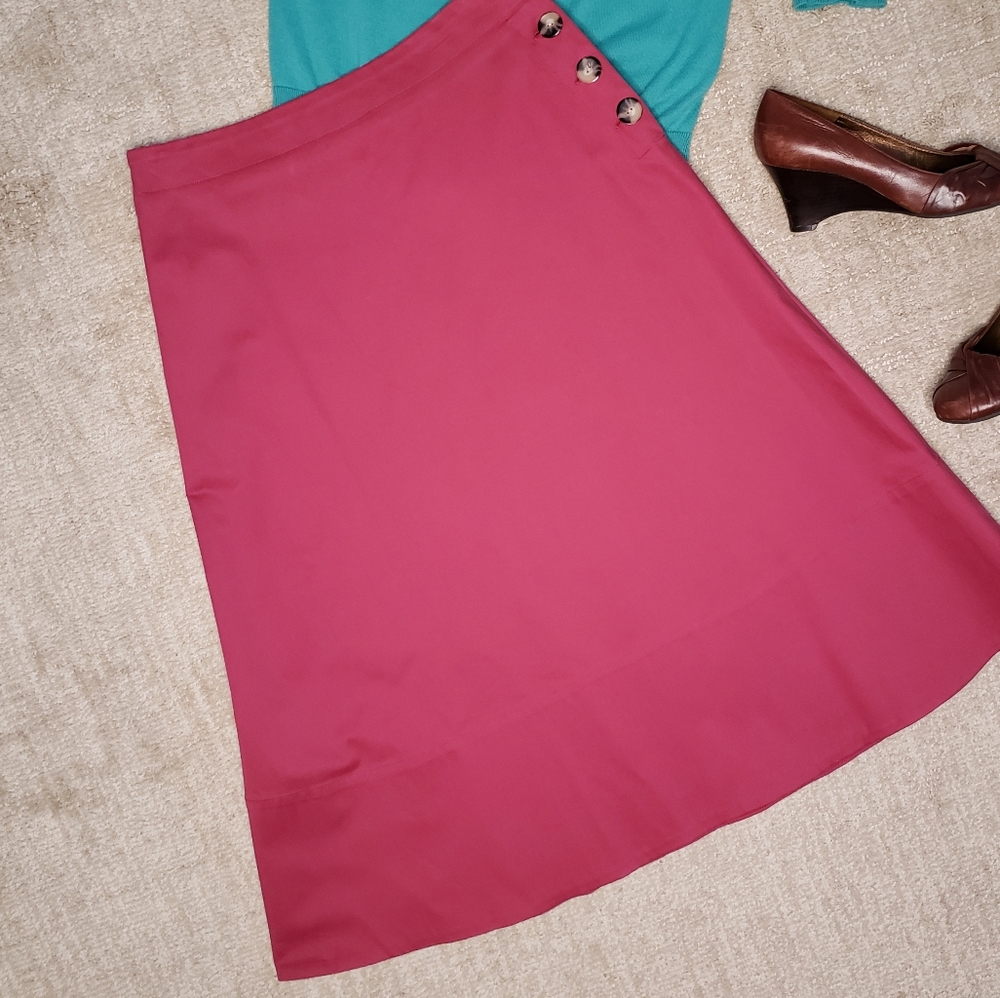 Antonio Melani Lindsey A-Line Pink Skirt